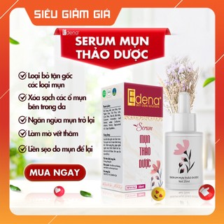 Serum giảm mụn thảo dược Edena Chai 25ml
