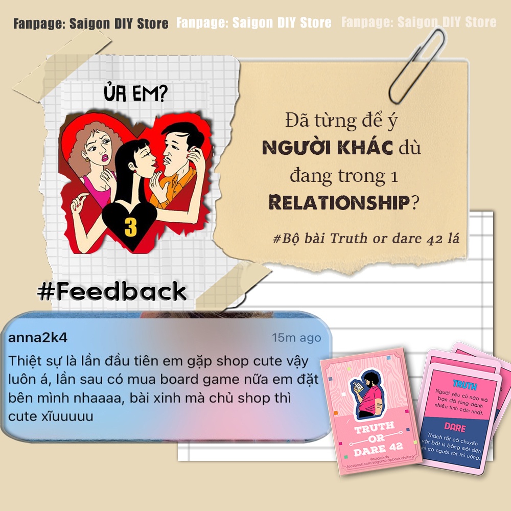 Bộ bài Truth or Dare 42 lá,  Hot trend đi nhậu Drinking game,  thử thách hay khi đi nhậu khuấy động tụ tập bạn bè