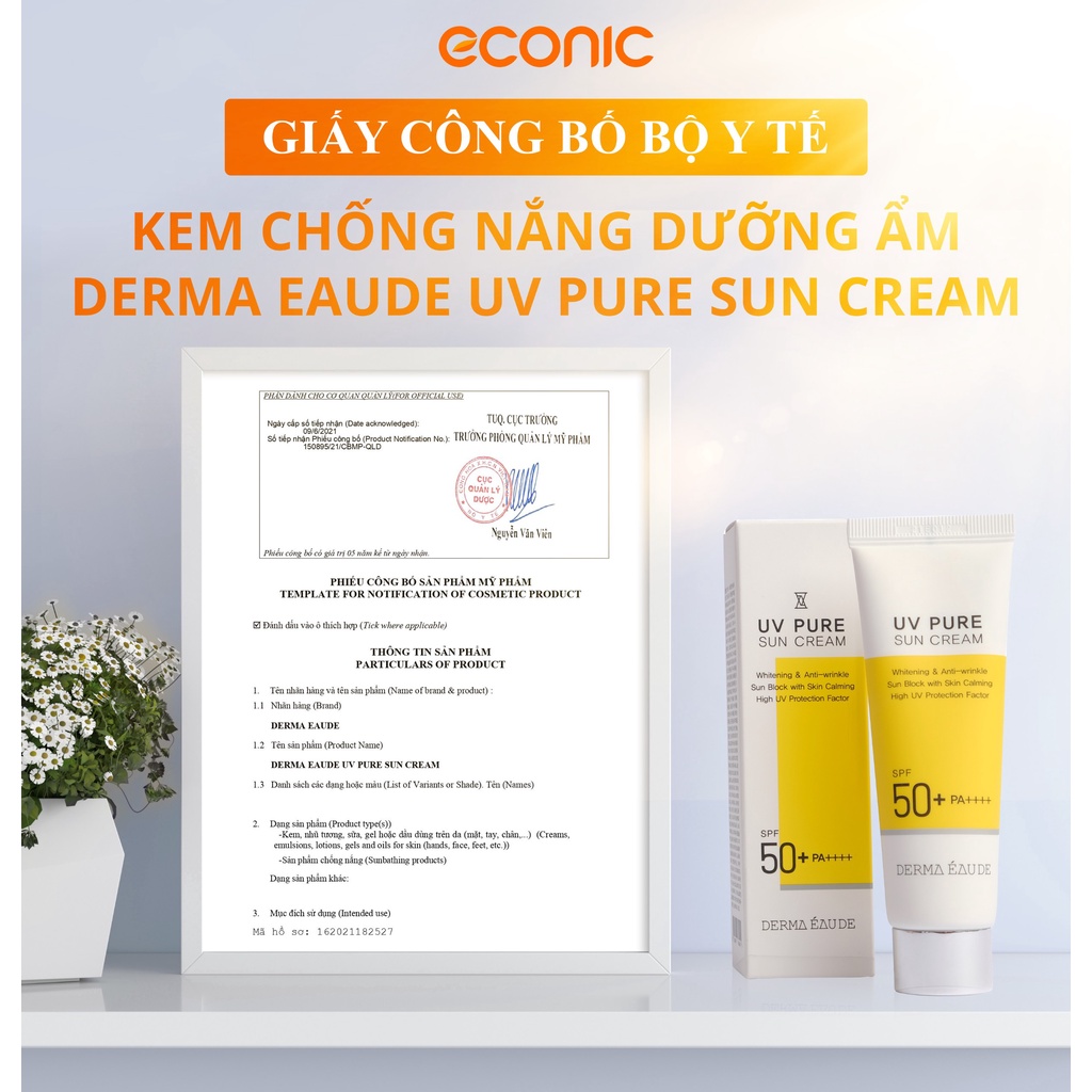 KEM CHỐNG NẮNG CHO DA NHẠY CẢM PURE