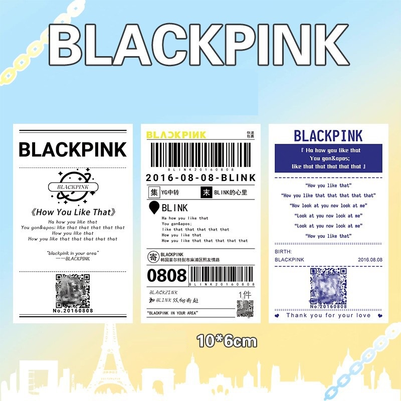 (sẵn) BLACKPINK | Miếng dán niêm phong / Sticker