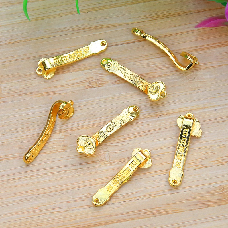 01 Gậy Như Ý Kim Loại Mạ Vàng size 30x9mm