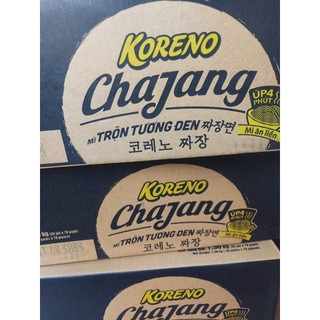 1 thùng mì tương đen koreno gồm 20 gói