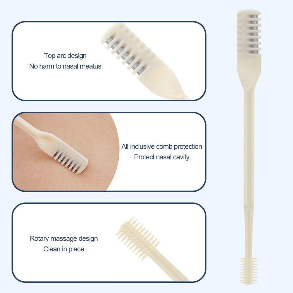 Set 12 Tông Đơ Tỉa Lông Mũi Di Động Xoay 360 Độ Có Thể Giặt Sạch