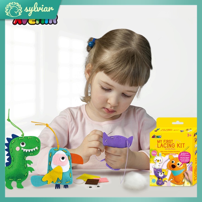 Bộ Dụng Cụ May Vá Thủ Công Hình Động Vật Hoạt Hình Cho Bé