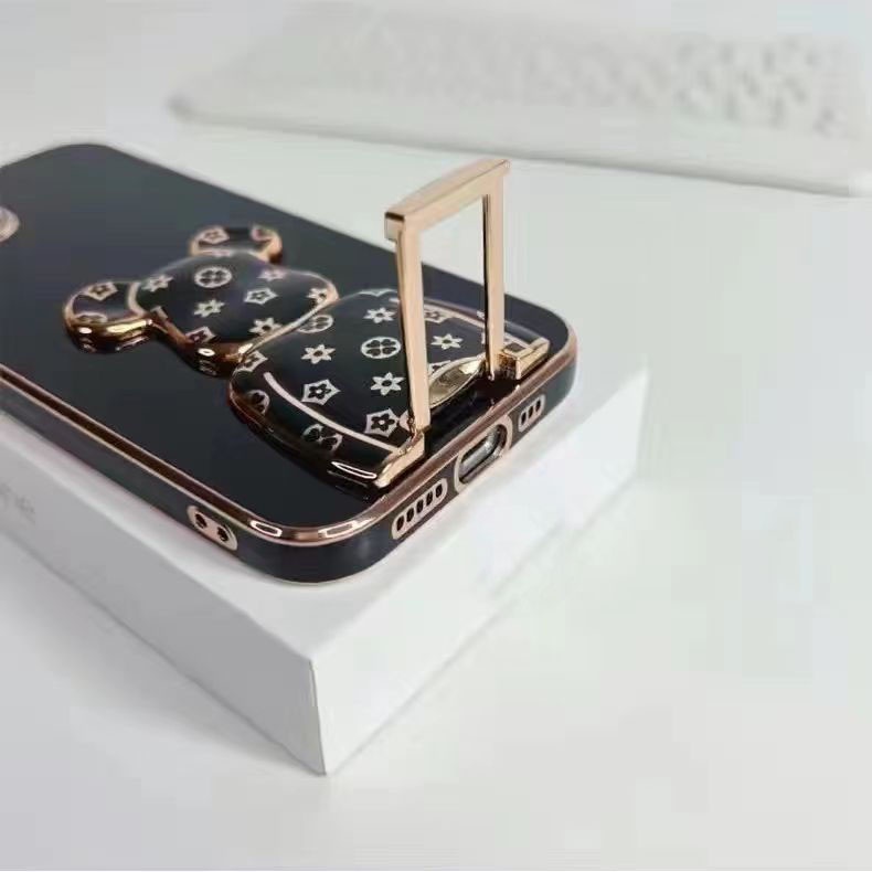 Ốp Điện Thoại Chống Sốc Có Giá Đỡ Hình Gấu Cho VIVO Y93 Y76S S1 PRO Y9S V11 Z3 Z3I V15 PRO V20 PRO X60 PRO Plus