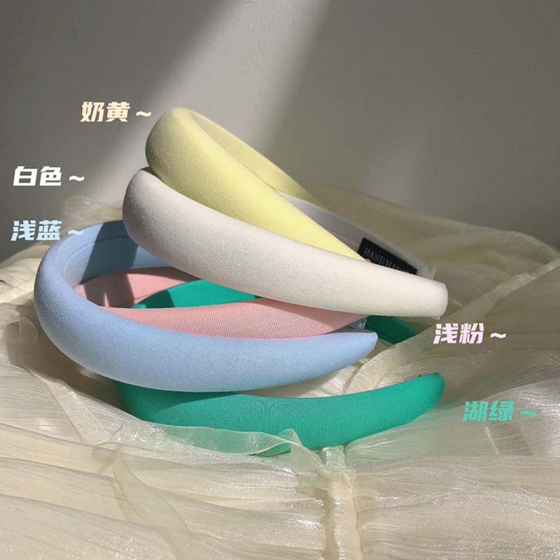 Băng Đô Cài Tóc Hàn Quốc Màu Macaron Phụ Kiện Thời Trang Cho Nữ AB105