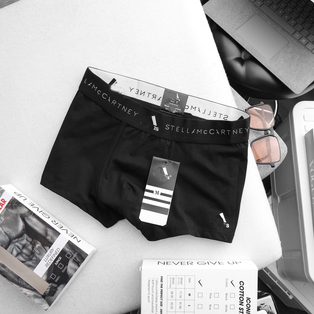 Boxer Nam Cao Cấp Vải Cotton Thấm Hút Mồ Hôi Mã H32