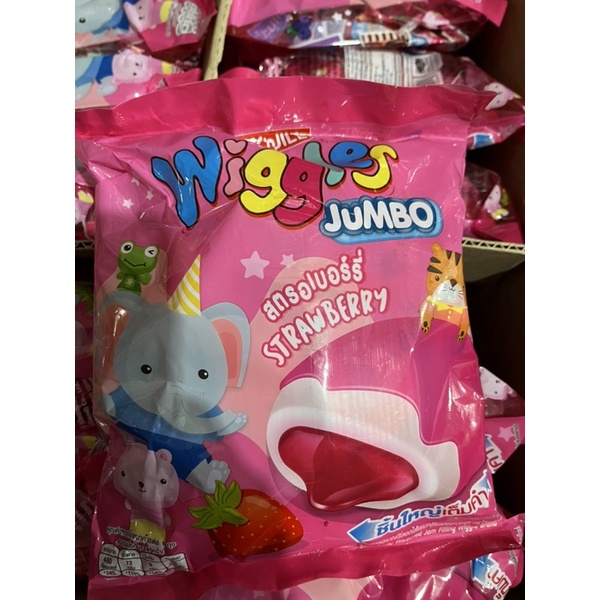 Kẹo Wiggles Jumbo Có Nhân Thái Lan Gói 144g