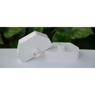 Bít thoát máng thủy canh loại nhỏ dùng trong giàn thủy canh hồi lưu cho máng lục giác kích thước 50x50x100