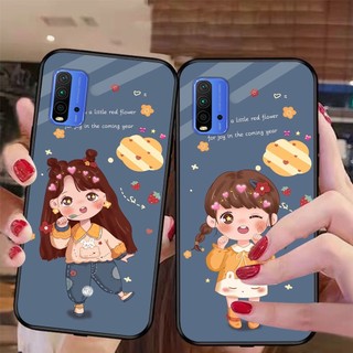 Ốp lưng điện thoại xiaomi redmi 9t cặp đôi hoạt hình cute , ốp tình nhân