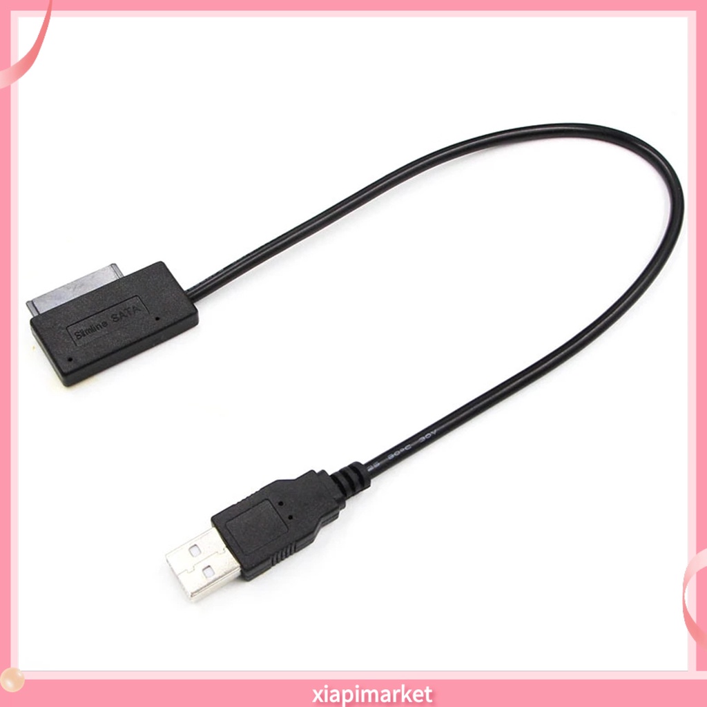 Cáp Chuyển Đổi Usb 2.0 Sang Mini Sata Ii 6 + 7 13pin Cho Ổ Đĩa Dvd / Cd Rom