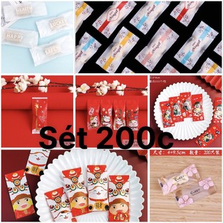 Túi đựng kẹo Nougat 200 chiếc mẫu mới 2023