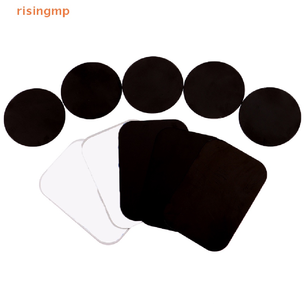 Set 5 Đĩa Kim Loại Hít Nam Châm Giữ Điện Thoại Trên Xe Hơi