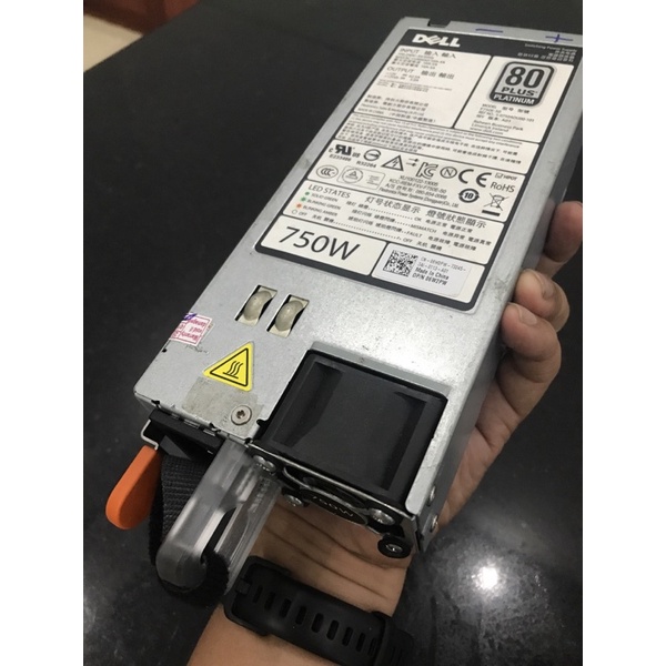 Nguồn del 12v 750w 80 plus platinum