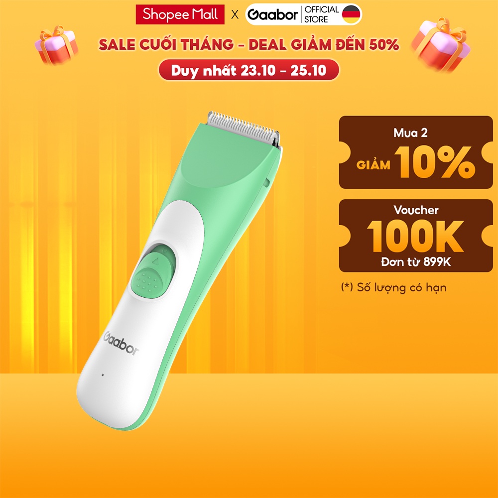 Tông đơ cắt tóc cao cấp GAABOR GHCL-N5A1 không dây - Hàng chính hãng