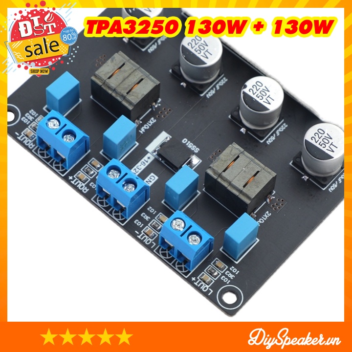 Mạch khuếch đại âm thanhTPA3250 130W*2 và TDA7492P Bluetooth 25Wx2