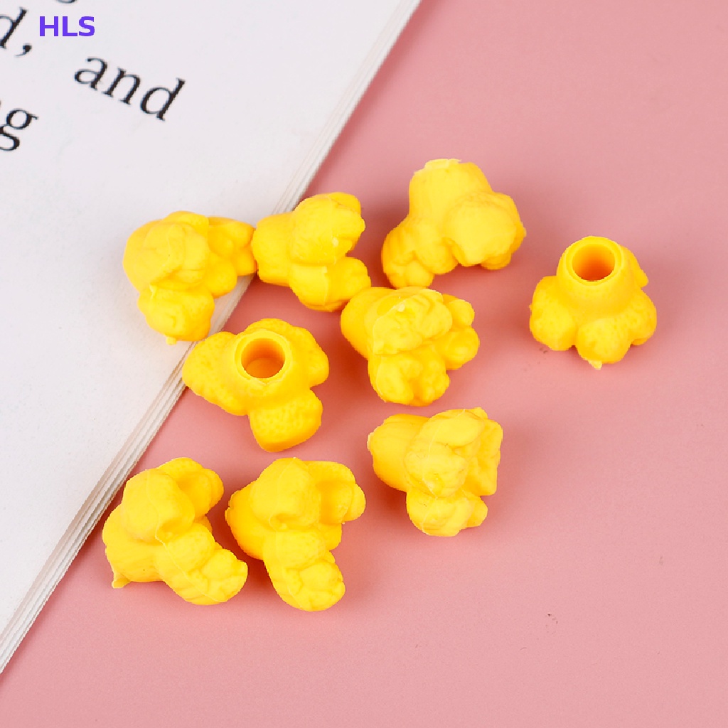 1 Bộ Gôm Tẩy Hình Bắp Rang Bơ Hoạt Hình Đáng Yêu