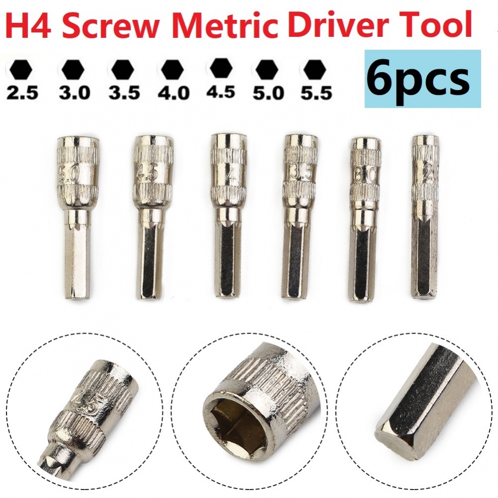 Dụng Cụ Vặn Ốc Lục Giác Bền Bỉ 2.5 / 3 / 3.5 / 4 / 4.5 / 5mm