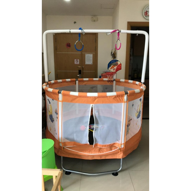 Nhà nhún bóng cho bé yêu  đa năng nhiều môn thể thao kết hợp tăng khả năng vận động cho bé yêu