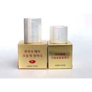 Cuộn nilong ủ tê môi, mày dễ bám