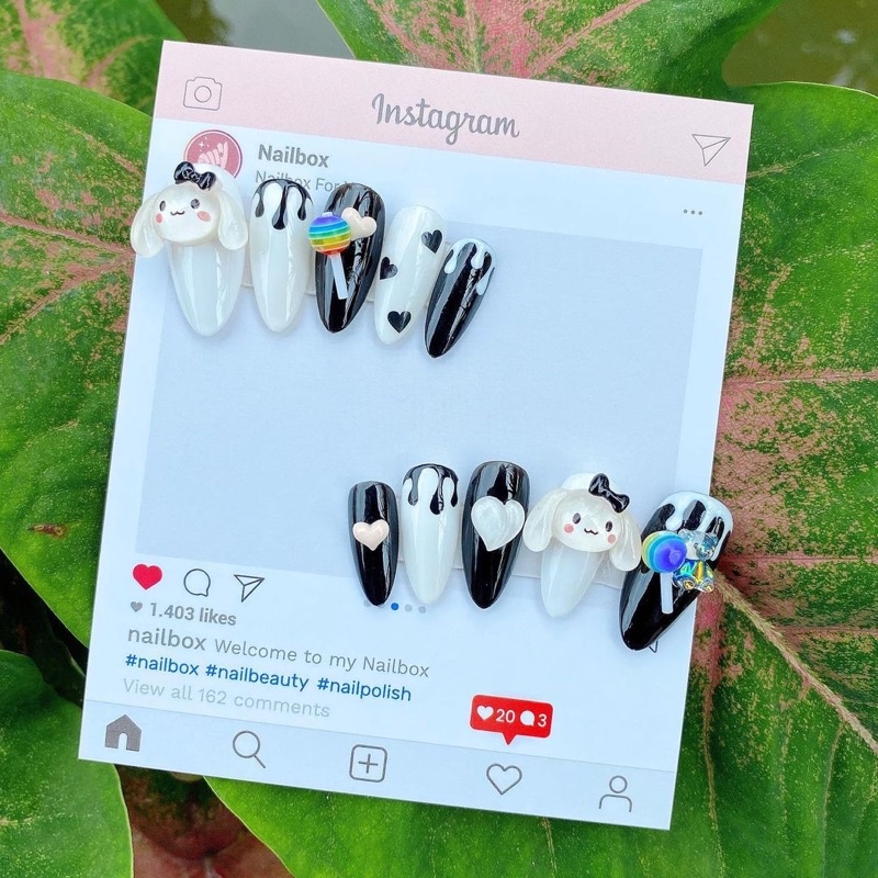 nail box thiết kế,móng úp,móng giả