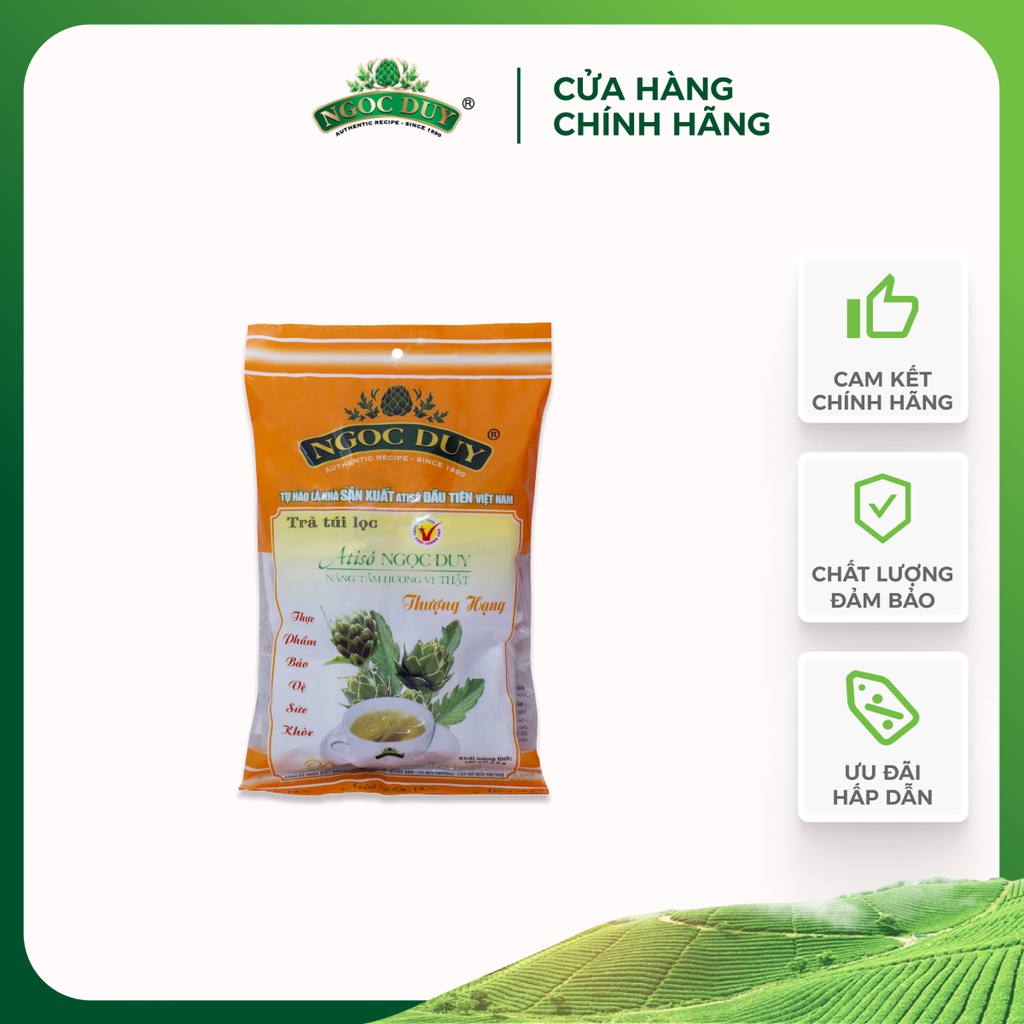 Trà Atiso túi lọc thượng hạng actiso bổ gan, tốt cho sức khỏe gói cam 100 túi