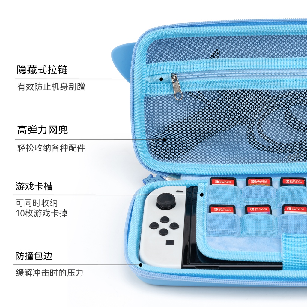 Túi Đựng Máy Chơi Game Nintendo Switch Và Switch OLED Hình Cá Mập