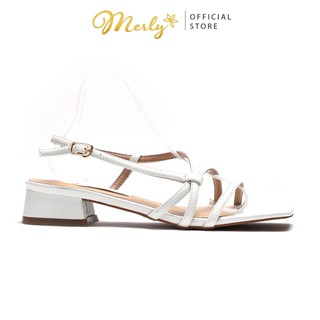 Giày sandal nữ gót thấp Merly 1463, Giày sandal size lớn