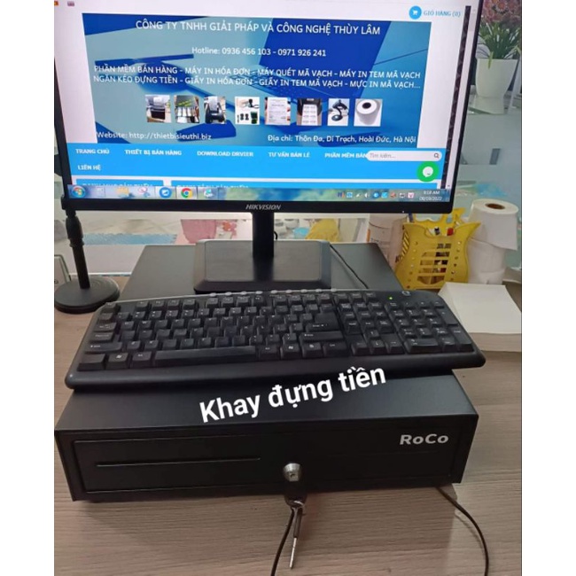 Ngăn kéo đựng tiền - két đựng tiền thu ngân nhiều kẹp tiền tiện lợi