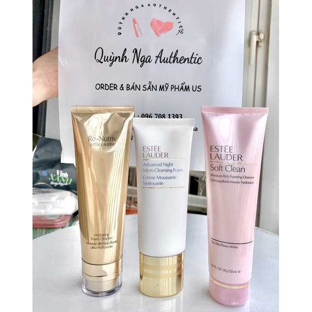 Sữa rửa mặt ESTEE LAUDER SOFT CLEAN 125mL bill Mỹ
