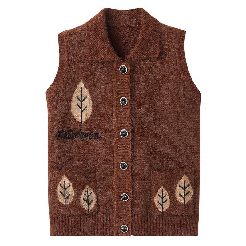 Áo gile len trung niên cho bà, mẹ