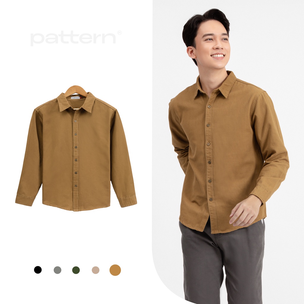 Áo kaki nam THE 1992 Sơ mi dài tay