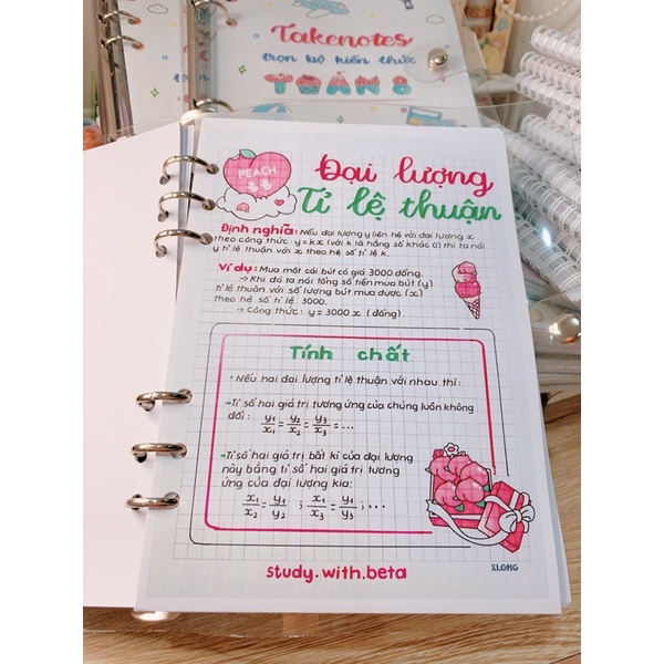 Sổ tay Takenote Toán 7