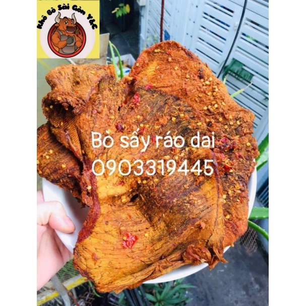 KHÔ BÒ MIẾNG SÁY RÁO THƠM DAI ĐẬM VỊ 280K ( miếng lớn như ảnh)