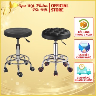 Ghế Xoay,Ghế spa 360 độ, ghế xoay spa không tựa, ghế spa xoay Phun Xăm Dùng Cho Spa Nail
