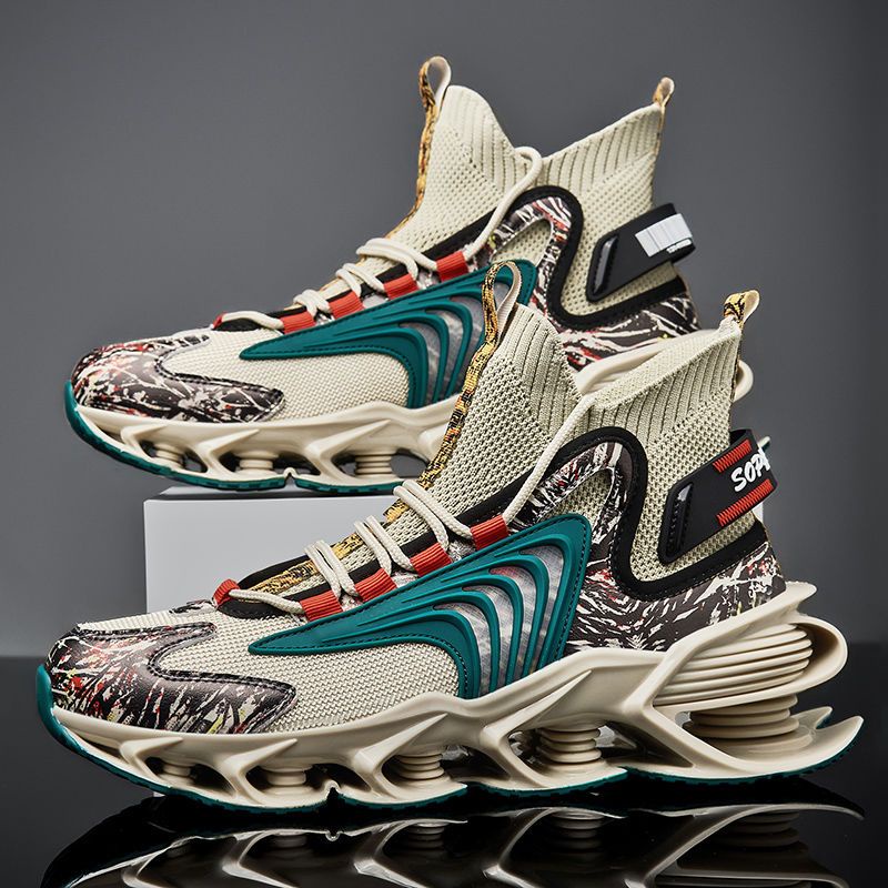 Giày Air Force Thời Trang Châu Âu Cá Tính Cho Nam 1 Giày Thể Thao Cổ Cao Khối Lượng Nhẹ Thoáng Khí Thời Trang Cho Nam