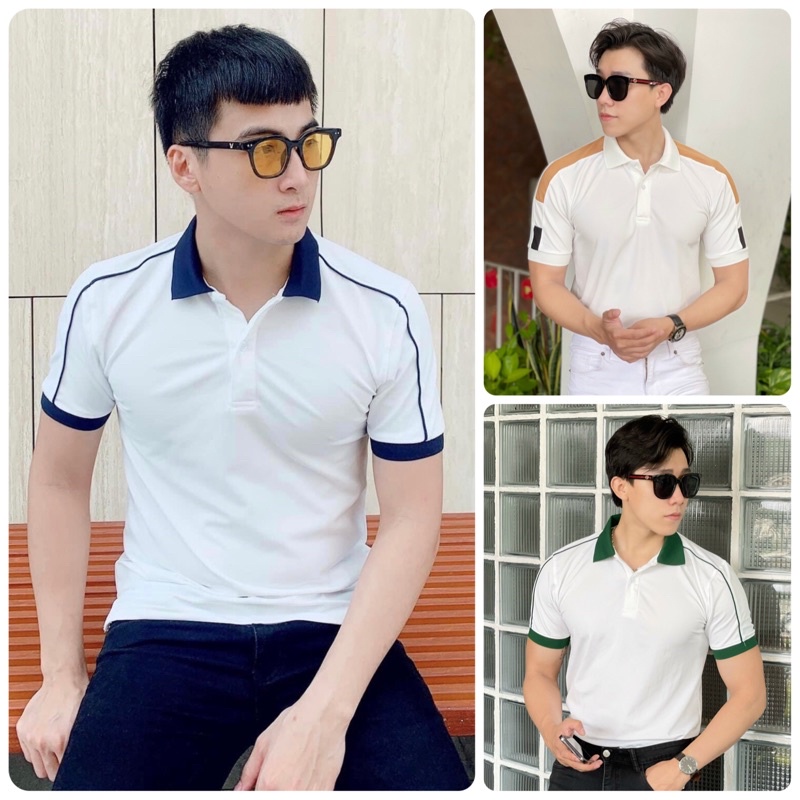 Áo polo nam mẫu mới hot trend, áo cao cấp cổ bẻ vải cá sấu cực đẹp size VNXK phong cách sang trọng