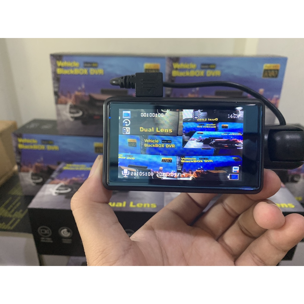 Camera hành trình ô tô ONTEK A68 Ống Kính Kép 3" Ghi hình trước và trong khoang xe - FULL HD 1080 | BigBuy360 - bigbuy360.vn