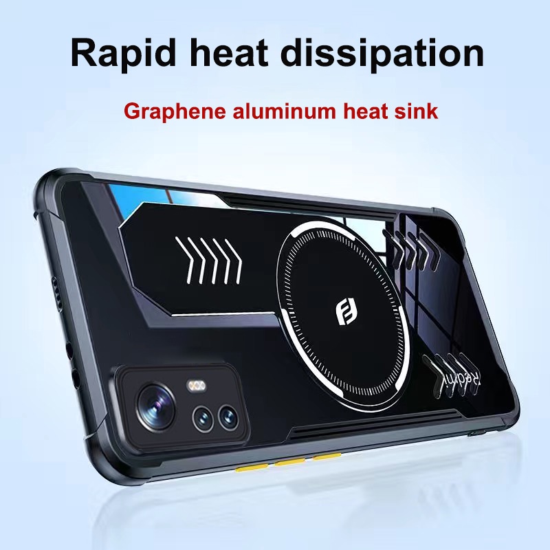 Ốp Điện Thoại Hợp Kim Nhôm Tản Nhiệt K50Ultra Cho Xiaomi Mi 12T Pro Redmi K50 Ultra