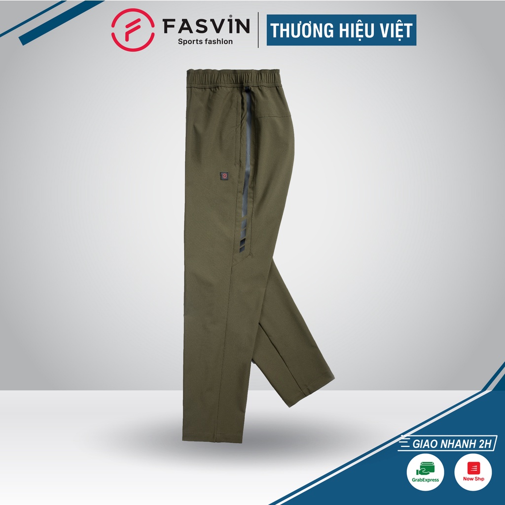 Quần Gió Nam FASVIN DC22515.HN Chất Vải Và Phom Dáng Đẹp phù hợp đi chơi thể thao hay mặc nhà