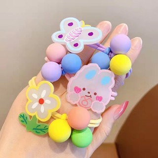 Dây cột tóc , chun cột tóc họa tiết đáng yêu bằng siliocon mềm