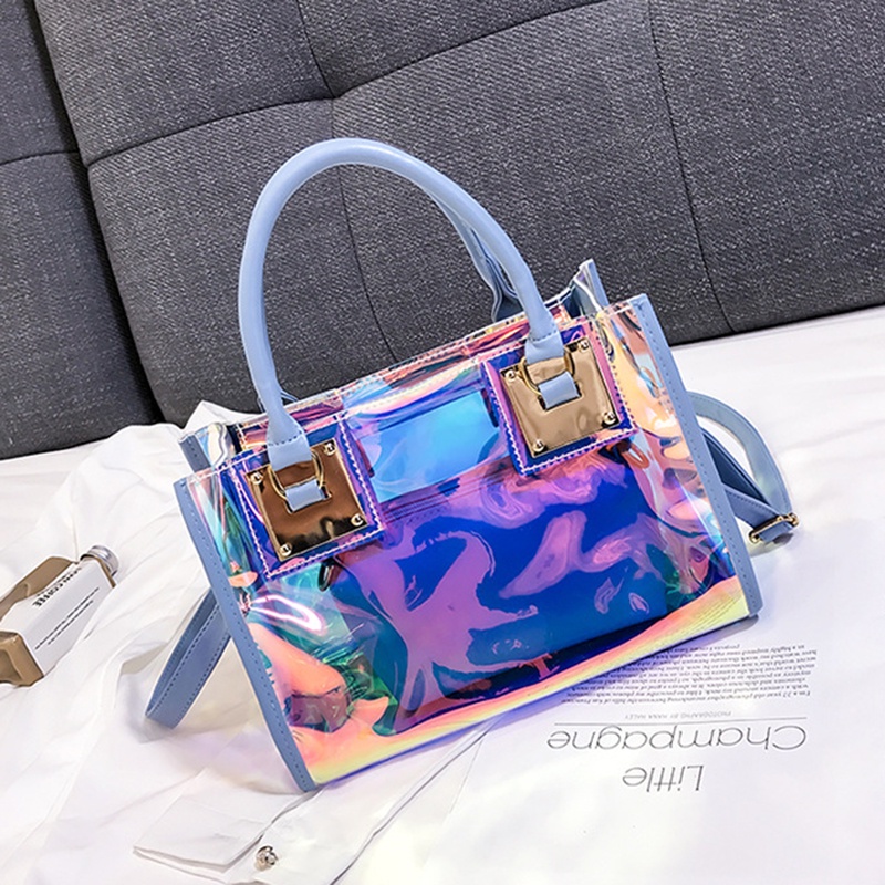 Túi Đeo Vai Hình Vuông Cỡ Nhỏ Trong Suốt Phong Cách Hàn Quốc Thời Trang Cho Nữ