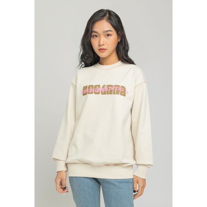 Áo Nỉ Không Mũ Unisex BOO Dáng Oversize Experimental BOOLAAB