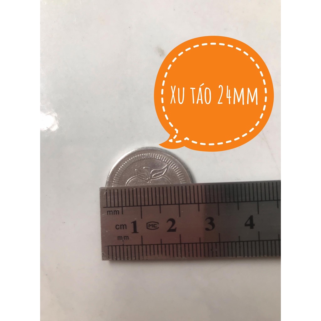 Xu thẻ game 24mm combo 100 thẻ xu táo qua sử dụng 95-99%