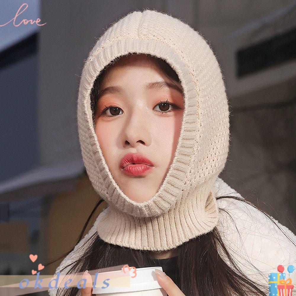 Mũ Beanie Dày Dặn In Họa Tiết Đầu Lâu Cho Nữ