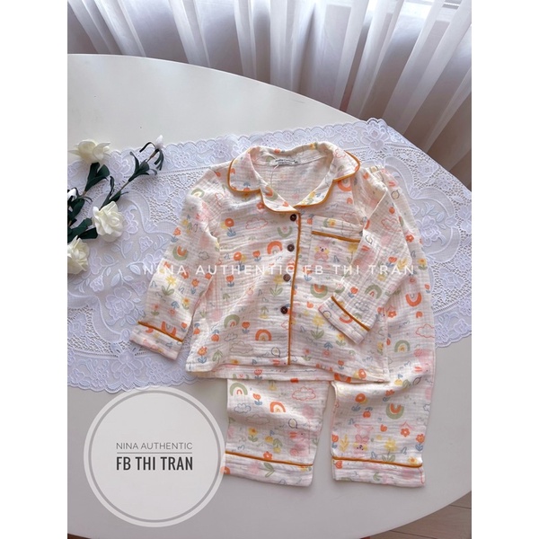 Bộ pijama hoạ tiết cho bé gái bé trai 8-23kg