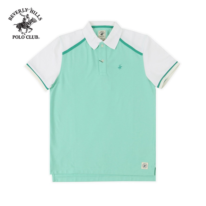 Beverly Hills Polo Club - Áo polo Ngắn tay Nam Regularfit Xanh nhạt LB- BHPC PMRSS20TL045