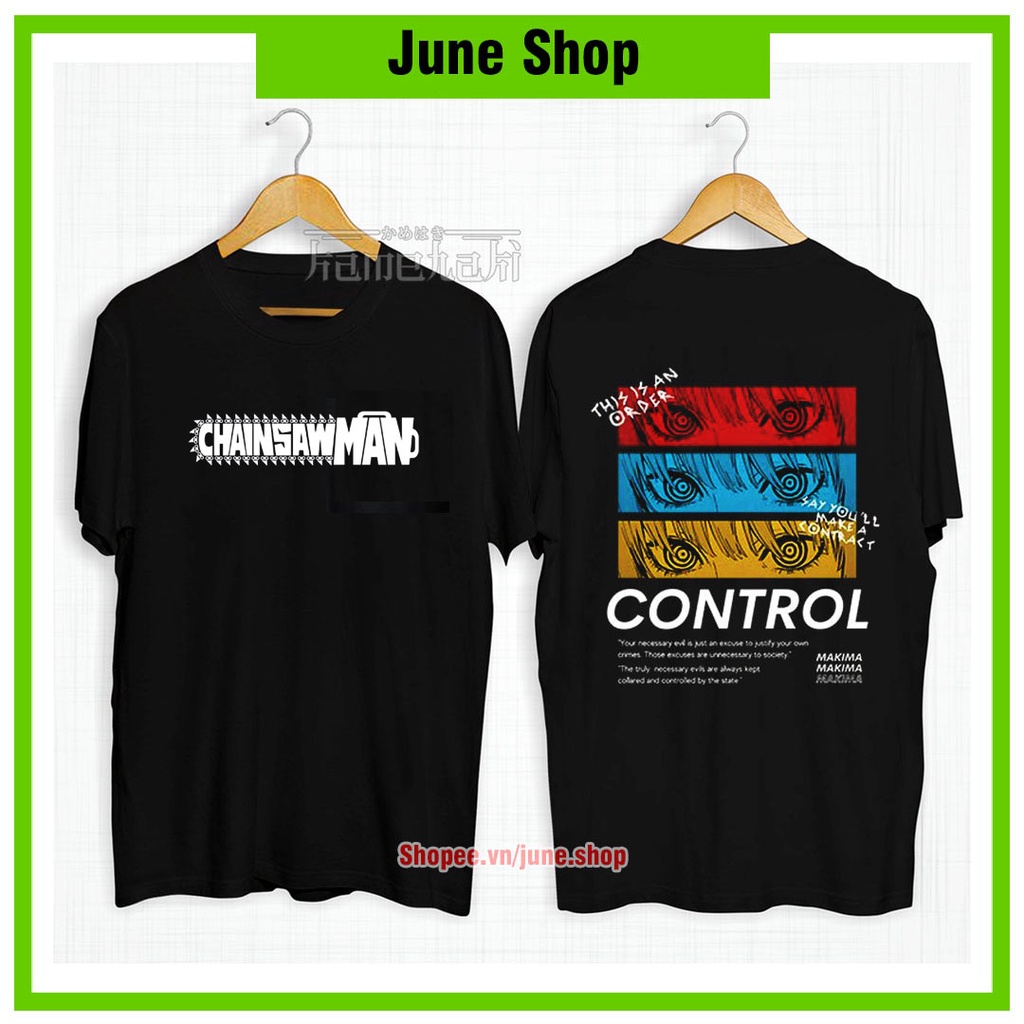 Áo thun Chainsaw Man - in hình Makima Anime cá tính, cực chất