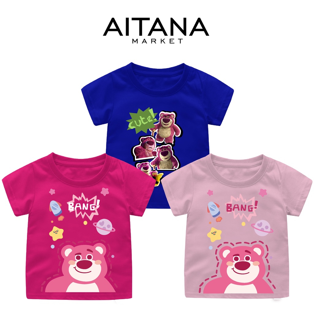 Áo Thun Bé Gái Bang!! Vớ Cotton Chải Kỹ Thuật Latso 6 Tháng Đến 8 Tuổi 30s