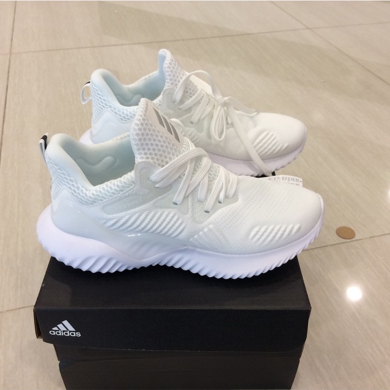 Giày Sneaker Thể Thao Nam Nữ Adidas Alphabounce Trắng